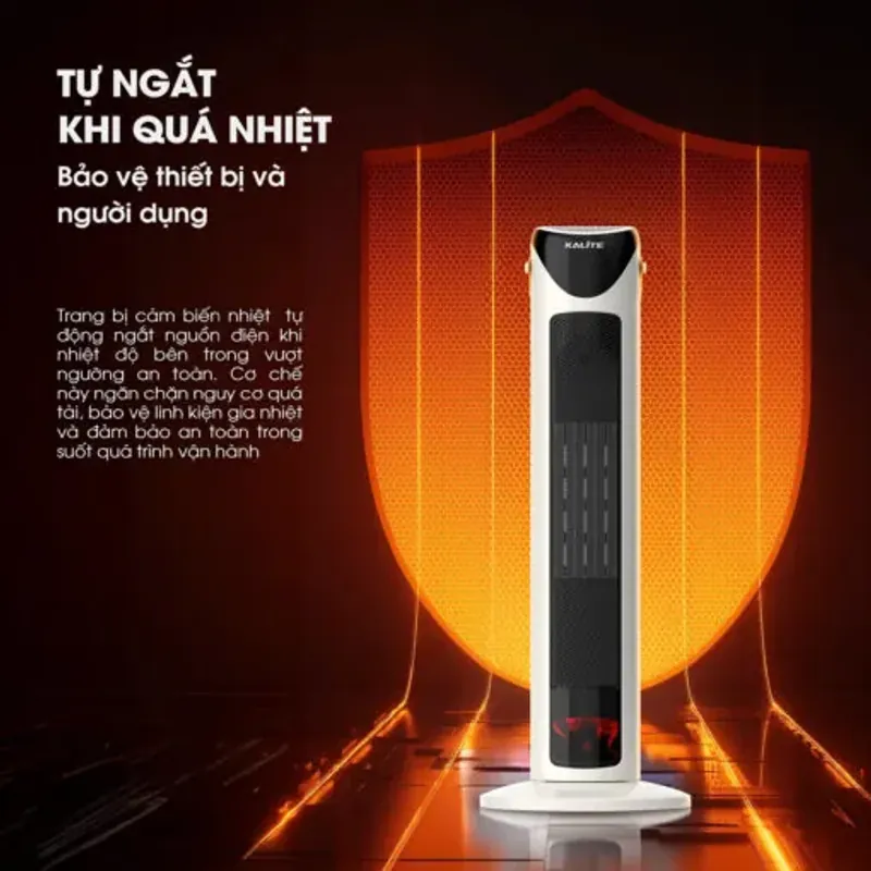 Máy sưởi Kalite Helios KH25, nhỏ gọn, tiện dụng, mới 100% 701508