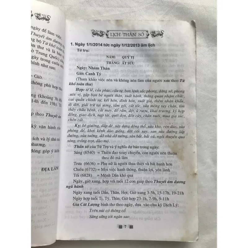 Lịch Thần Số 2014 Giáp Ngọ 759119
