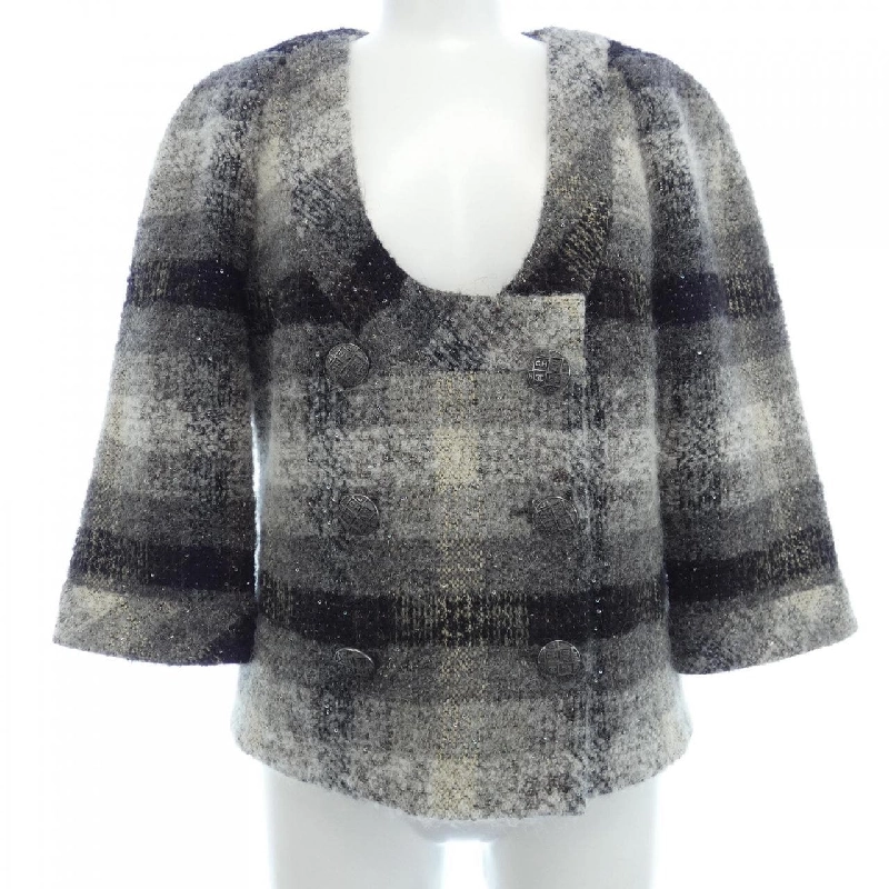 Jacket không cổ CHANEL P59541V45097 630973