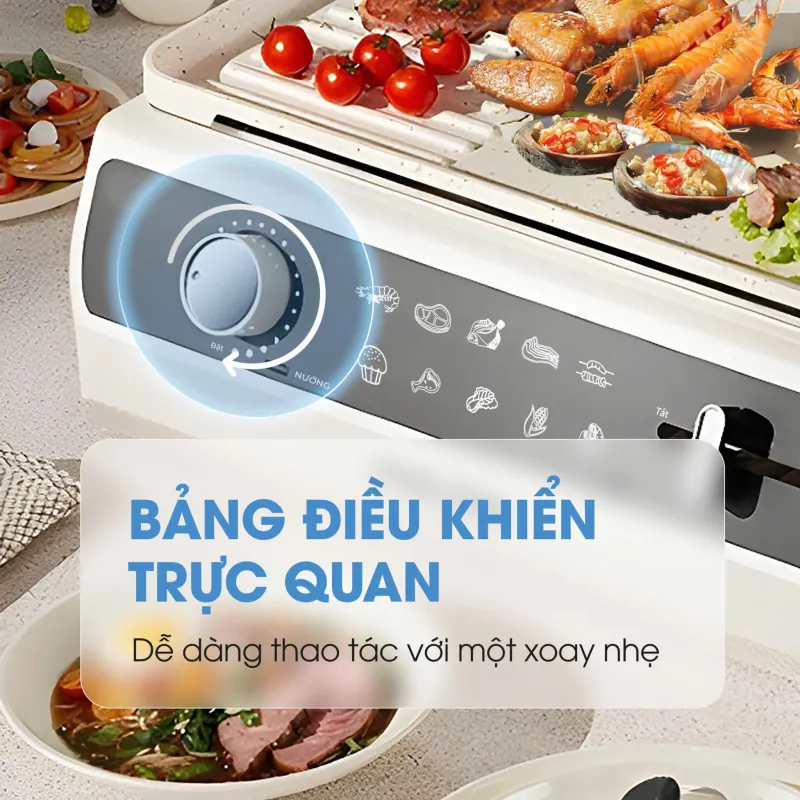 🍲🔥 Nồi Lẩu Nướng 2-Trong-1 Kalite KLG555 – Tiệc Ngon Trọn Vẹn, Tiện Lợi Gấp Đôi! 680016
