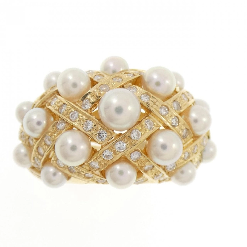 Nhẫn ngọc trai Akoya K18YG 668140