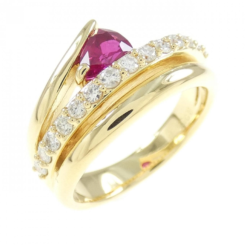 Nhẫn Ruby K18YG 0.58CT 671982