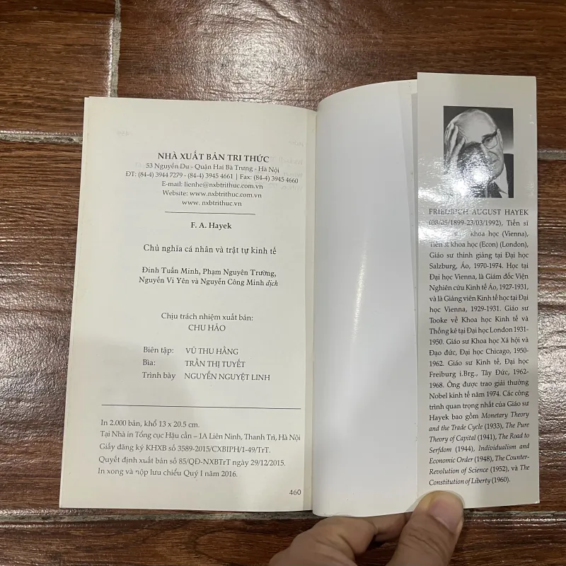 Chủ nghĩa cá nhân và trật tự kinh tế - F. A. Hayek (6) 963686