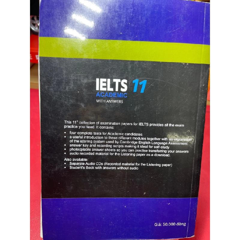 Ielts 11 cẩm nang luyện thi ielts 2015 mới 75% bẩn viền nhẹ bút chì bung gáy ít mỗi sách Xuân Lan HPB1905 SÁCH HỌC NGOẠI NGỮ 349246