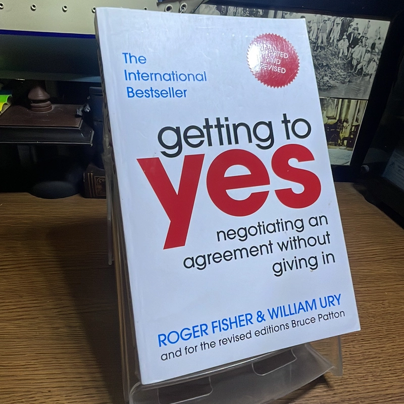 Getting to yes Roger Fisher & William Ury 450418