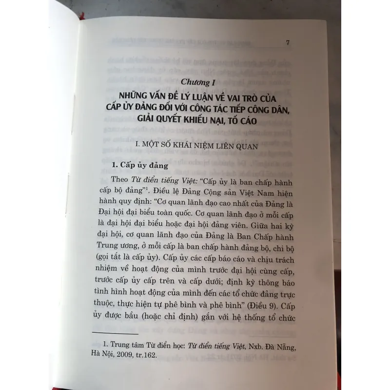 Nâng cao vai trò của cấp Uỷ Đảng trong tiếp công dân, giải quyết khiếu nại, tố cáo 722873