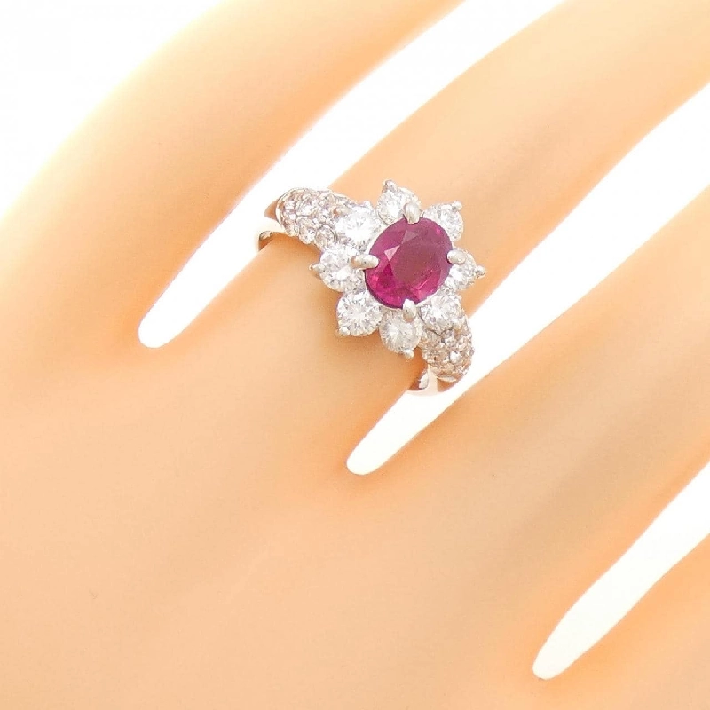 Nhẫn ruby PT900 1.137CT xuất xứ từ Myanmar 673276