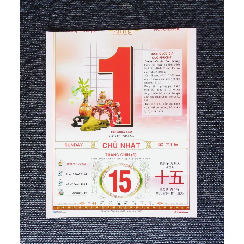 Tờ lịch rời Bloc xưa (Năm 2009) 629247