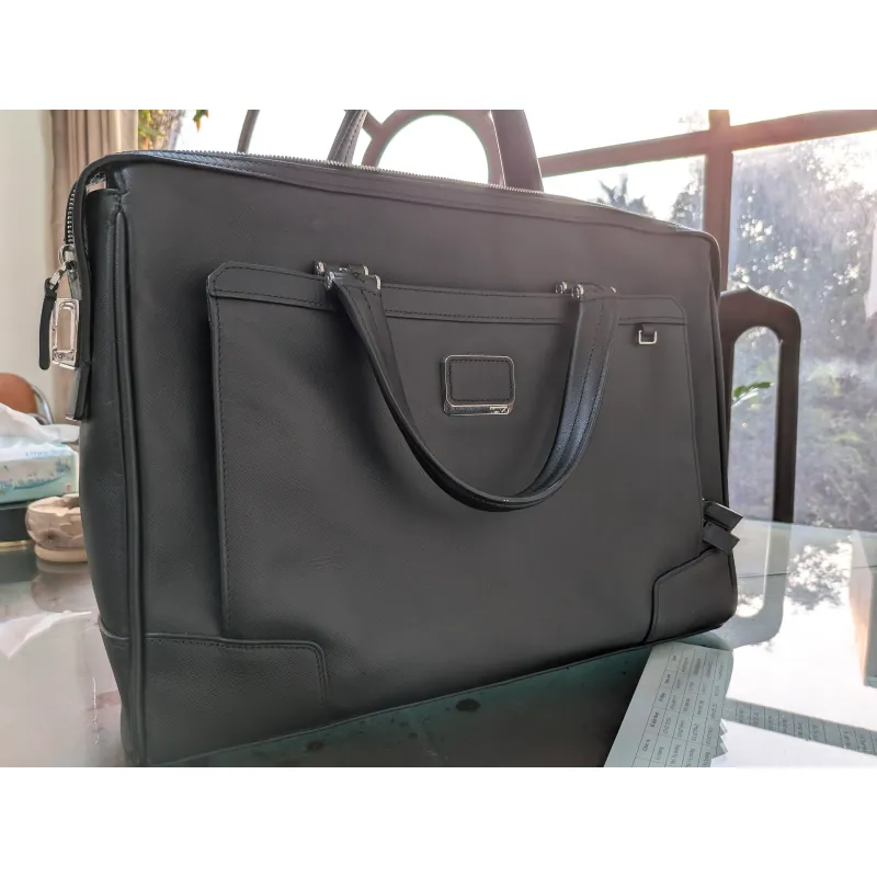 Túi da đi làm của nam hiệu Tumi như mới 993154