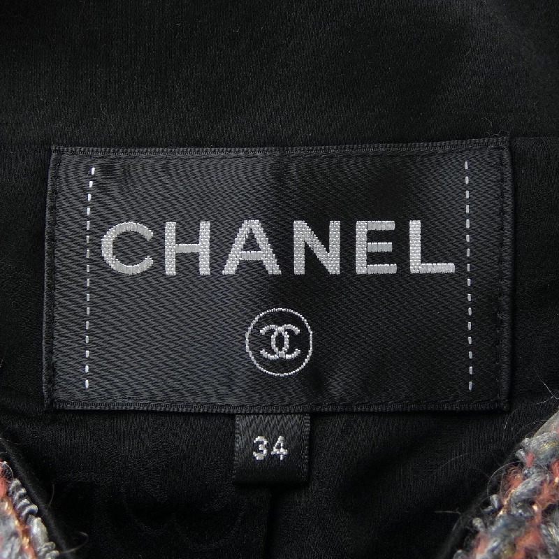 【Mã giảm giá】Áo khoác không cổ CHANEL 640358