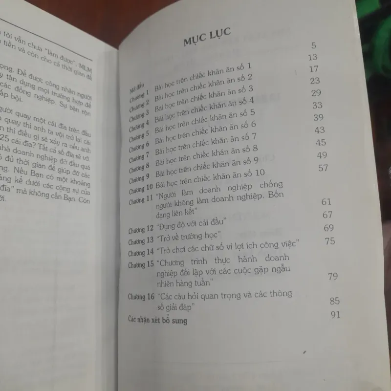 Don Failla - 10 BÀI HỌC TRÊN CHIẾN KHĂN ĂN, Cơ sở của thành công (kinh doanh theo mạng) 1030770