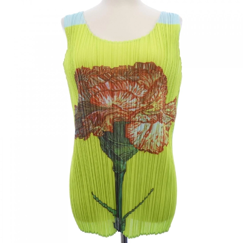 Pleats Please 2000 Yoko Mimi In Hoa Cẩm Chướng PP06-JK101 Áo - Hàng hiệu Chính hãng 819200