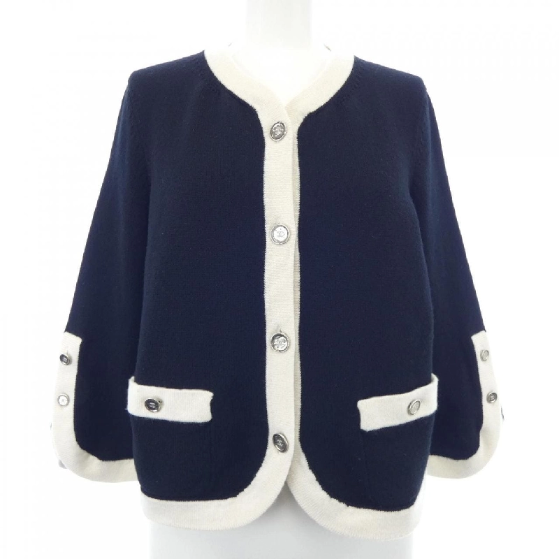 【Mã giảm giá】Áo khoác cardigan CHANEL 643640