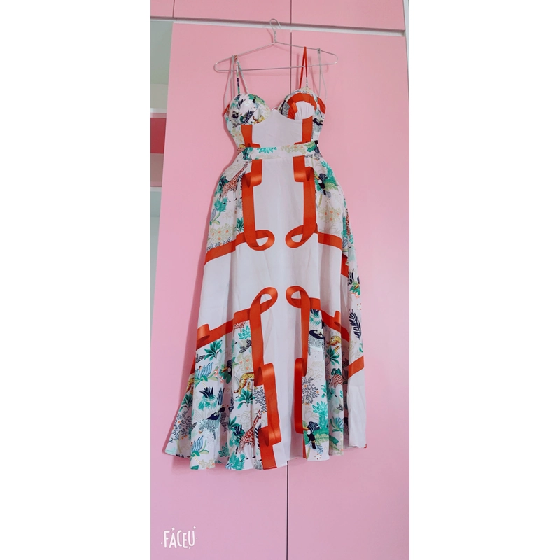 Váy hai dây cúp ngực nhiều màu 519611