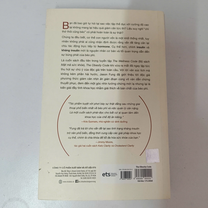 Giải Mã Bí Mật Giảm Cân - The Obesity Code - Jason Fung 542040