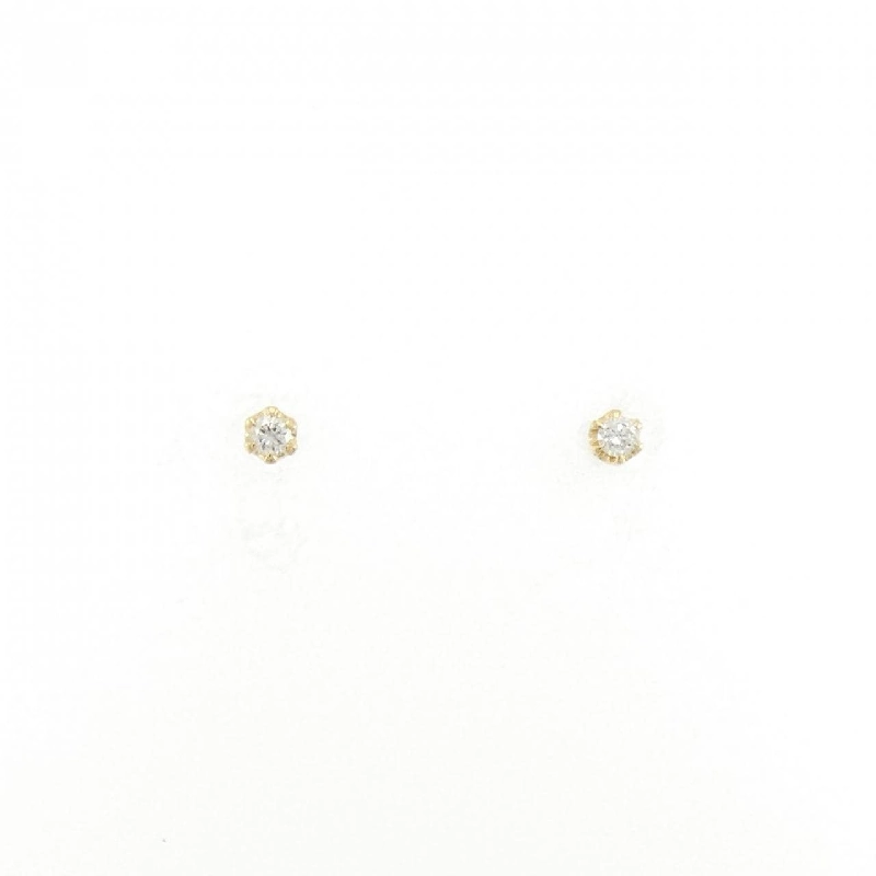 K18YG Solitaire Bông tai Kim cương 0.04CT - Hàng hiệu Chính hãng 868673