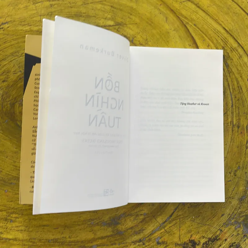 BỐN NGHÌN TUẦN - oliver burkeman 1002477