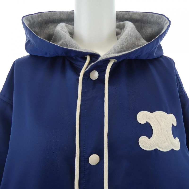 Áo khoác teddy có mũ CELINE CELINE PARIS 2W17B227R thời kỳ Eddie - Hàng hiệu Authentic 822696