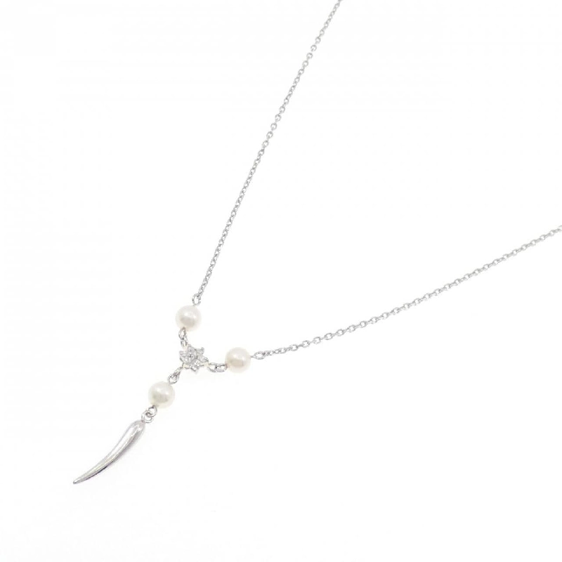 Dây chuyền ngọc trai Akoya hoa PT850 - Hàng hiệu Authentic 856353