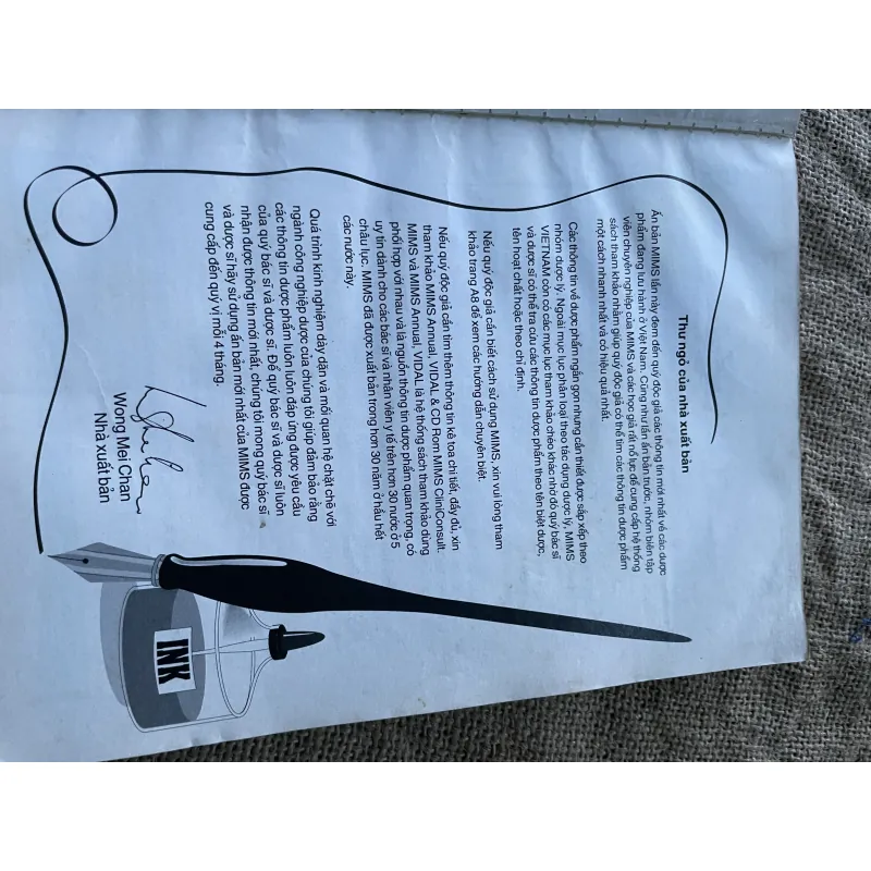 MIMS CẨM NANG SỬ DỤNG THUỐC 24 th Edition 2005, 390 trang  791927