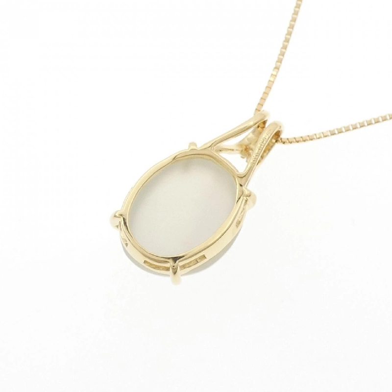 K18YG Dây chuyền đá mặt trăng 6.00CT - Hàng hiệu Chính hãng 857611