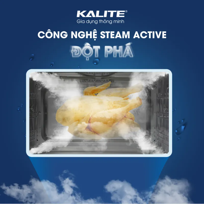 Nồi chiên hơi nước KALITE STEAM STAR 15 lít, đa năng 585345