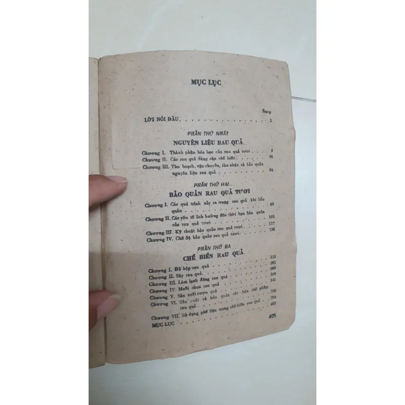 KỸ THUẬT CHẾ BIẾN RAU QUẢ  1006984