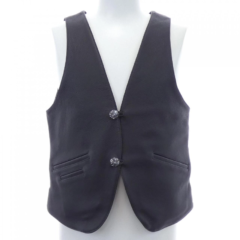 クロムハーツ CHROME HEARTS CLSSC 2B LTHR 2216-304-2004 Áo gile - Hàng hiệu Chính hãng 887826