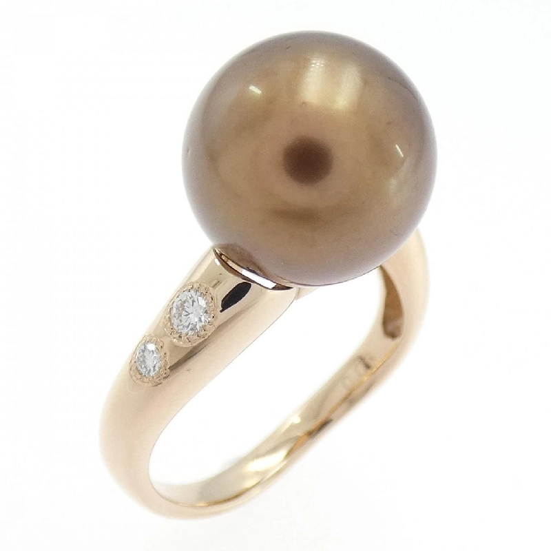 Nhẫn ngọc trai đen K18PG 11.6mm 671018