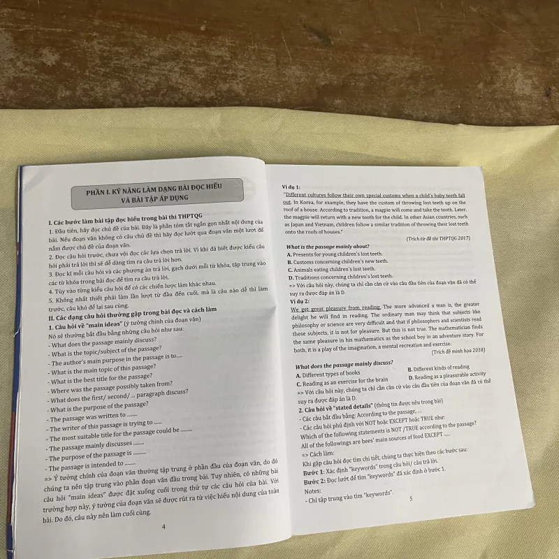 HỌC ĐỌC HIỂU - ĐỌC ĐIỀN THEO CHỦ ĐỀ - TRANG ANH 749280