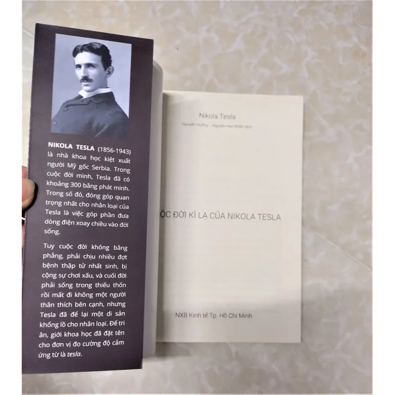 Sách: Cuộc đời kì lạ của Nikola Tesla Tác giả: Nguyễn Hưởng, Nguyễn Hạo Nhiên dịch 674304