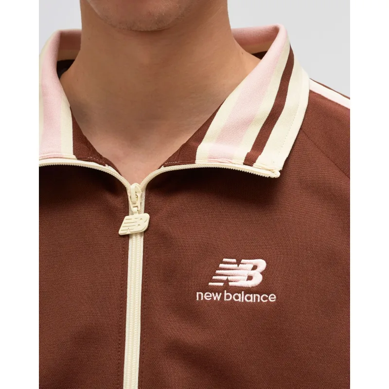 Áo khoác thể thao New Balance jacket màu nâu đỏ 719706