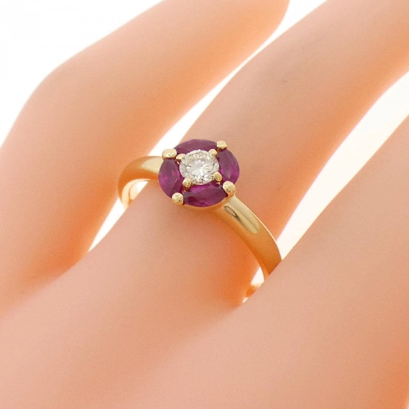 Nhẫn Ruby K18YG 0.60CT - Hàng hiệu Chính hãng 849693