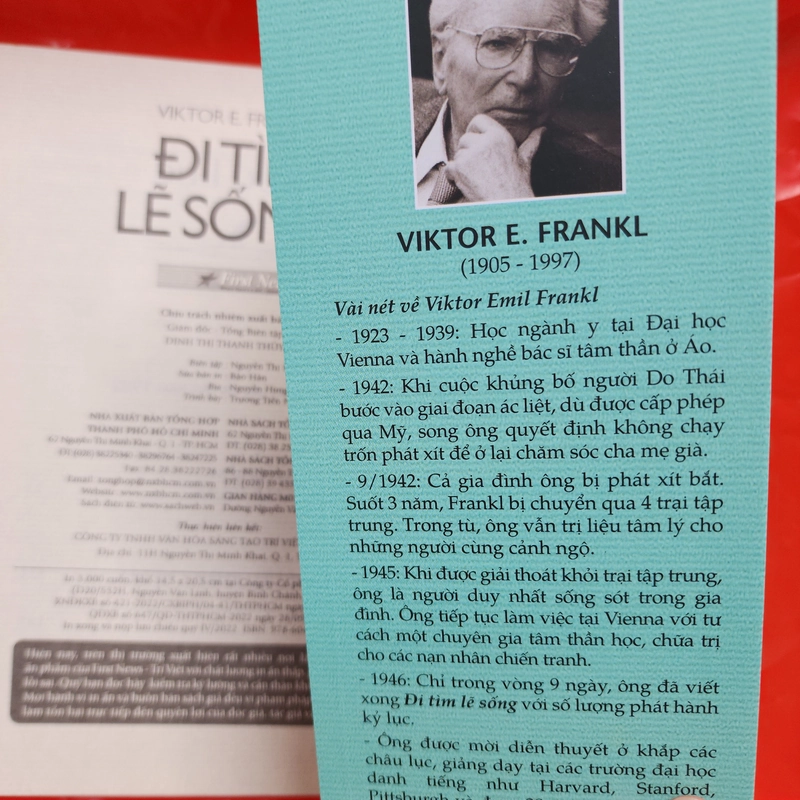 Sách Đi tìm lẽ sống của Viktor Frankl mới 95% 536948