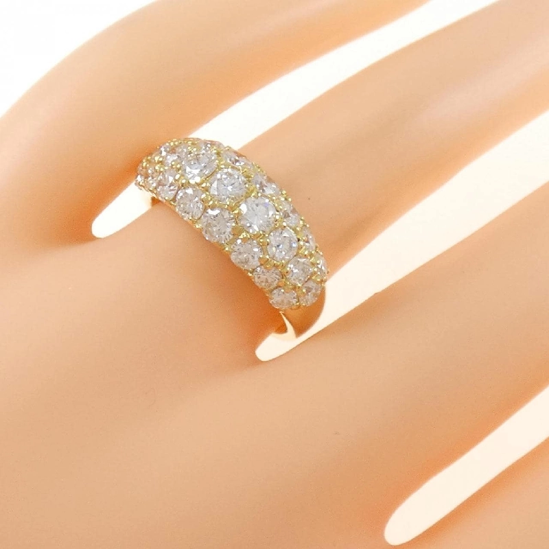 Nhẫn kim cương Pavé K18YG 2.00CT 671494