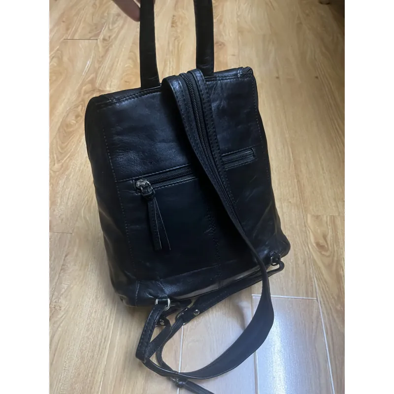 Balo nữ 26*30*12 da thật 2hand 966499