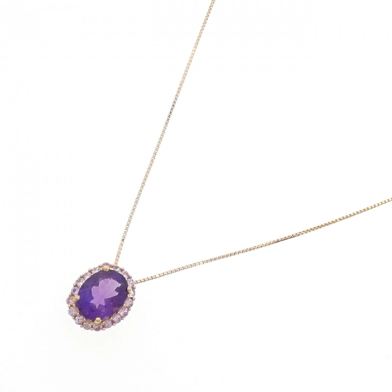 K18PG Mặt dây chuyền Amethyst 1.59CT - Hàng hiệu Chính hãng 859631