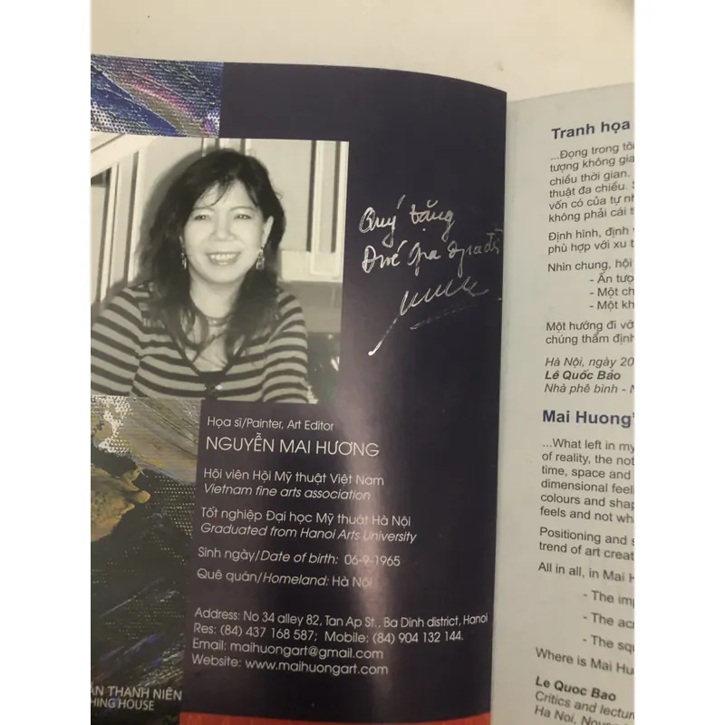 Sách hội hoạ - hoạ sĩ Mai Hương (có chữ ký tác giả) 679095
