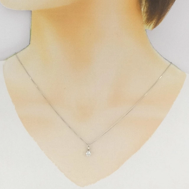 Dây chuyền kim cương Solitaire PT900/PT850 0.32CT - Hàng hiệu Chính hãng 858982