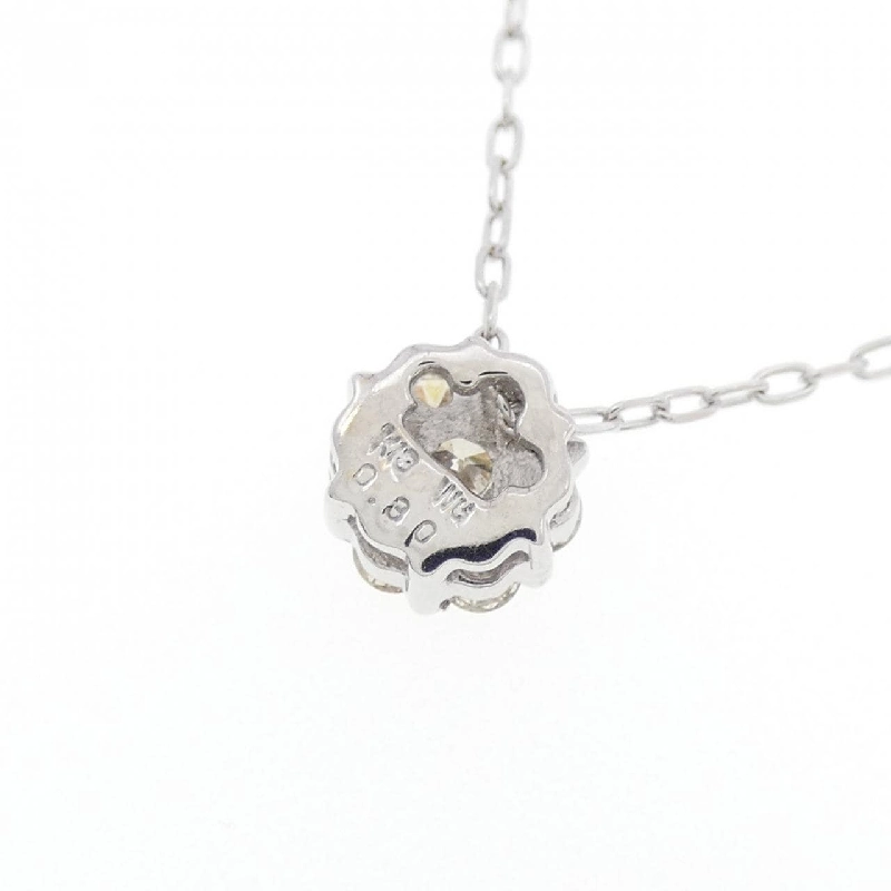 K18WG Hoa Kim Cương Dây Chuyền 0.30CT - Hàng hiệu Chính hãng 861000