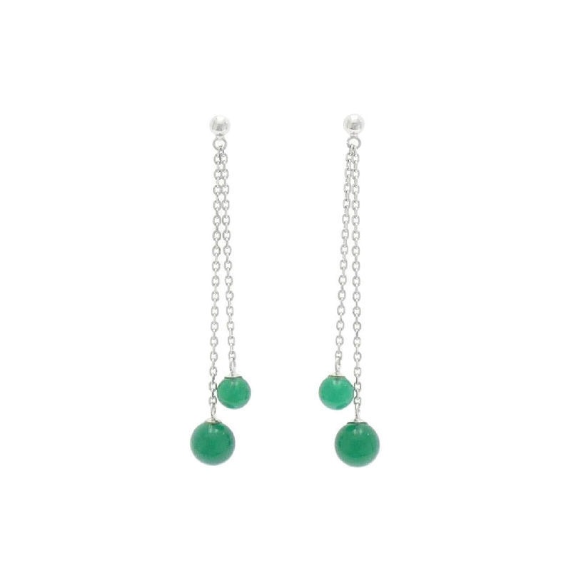 K14WG Đá Chalcedony Bông Tai - Hàng hiệu Chính hãng 869099