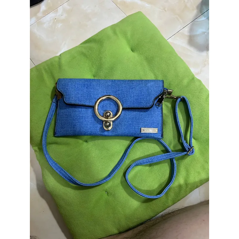 Cần pass túi sách nữ, mới, màu xanh dương 731431