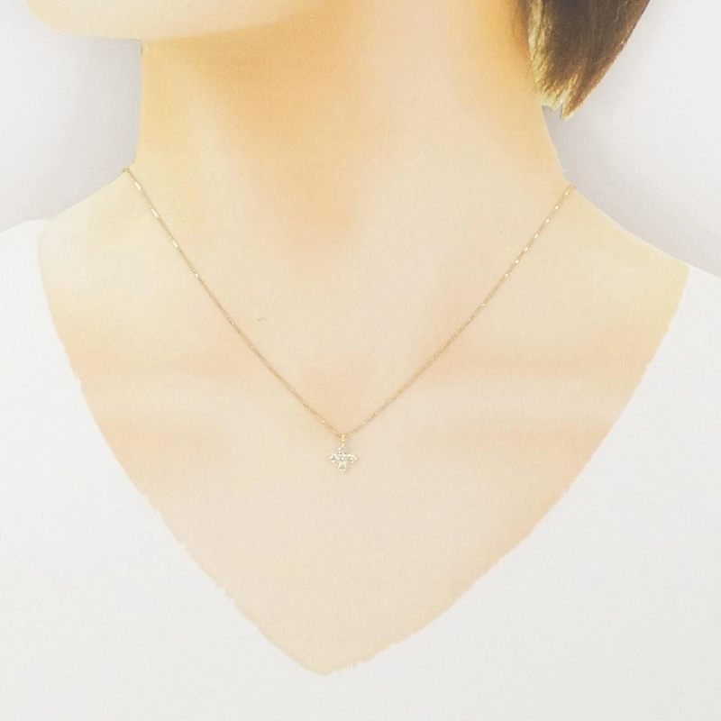 K18YG Dây chuyền kim cương 0.20CT - Hàng hiệu Chính hãng 859935