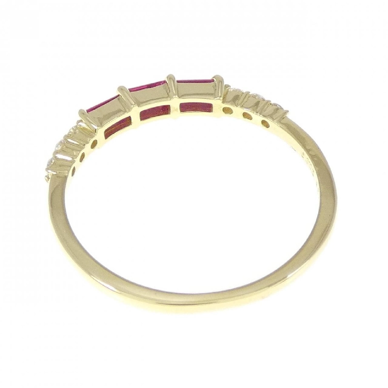 【Sản phẩm mới】Nhẫn ruby K18YG 0.25CT 673685