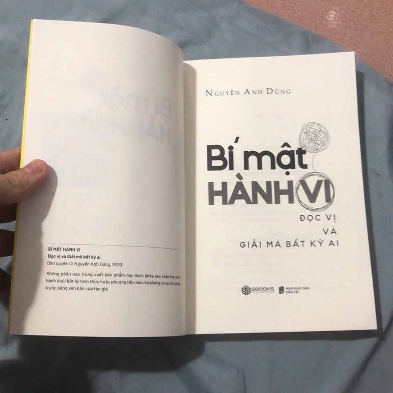 Bí mật Hành vi (đọc vị và giải mã bất kì ai) Sbook Nguyễn Anh Dũng 141523