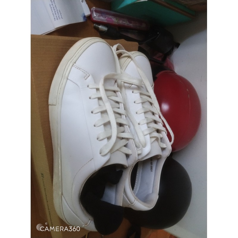 Giày da thật Dincox C13 Allwhite size 43 còn mới 142933