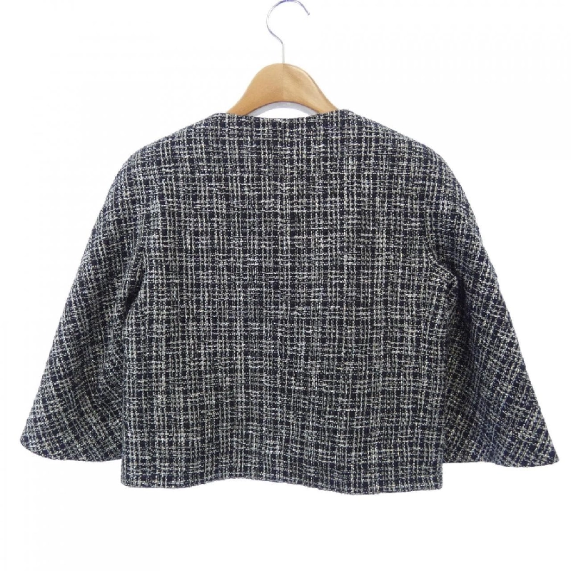 【Mã giảm giá】Áo khoác không cổ CHANEL 636640