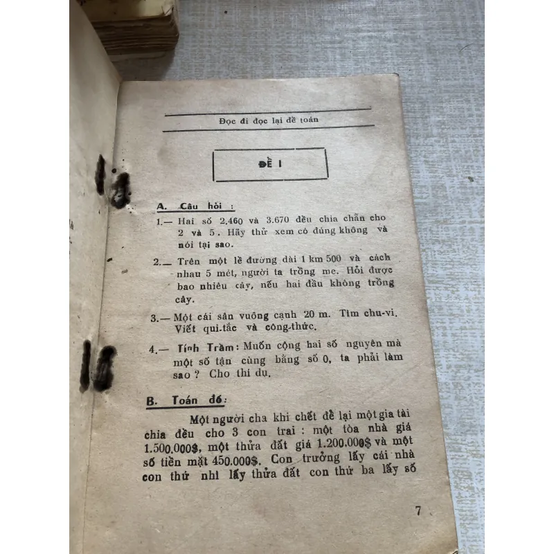 160 câu hỏi 40 bài toán 993445