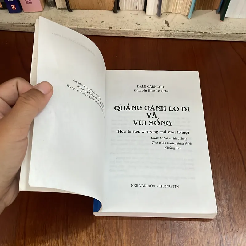 Sách Kỹ Năng: Quẳng Gánh Vui Đi Và Vui Sống - DALE CARNEGIE - Nguyễn Hiến Lê (Dịch) - 2006 578094