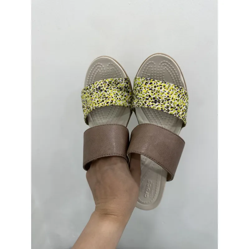 Dép đế xuồng crocs 2hand size w7-37 độ mới cao hình chụp thật 1001633